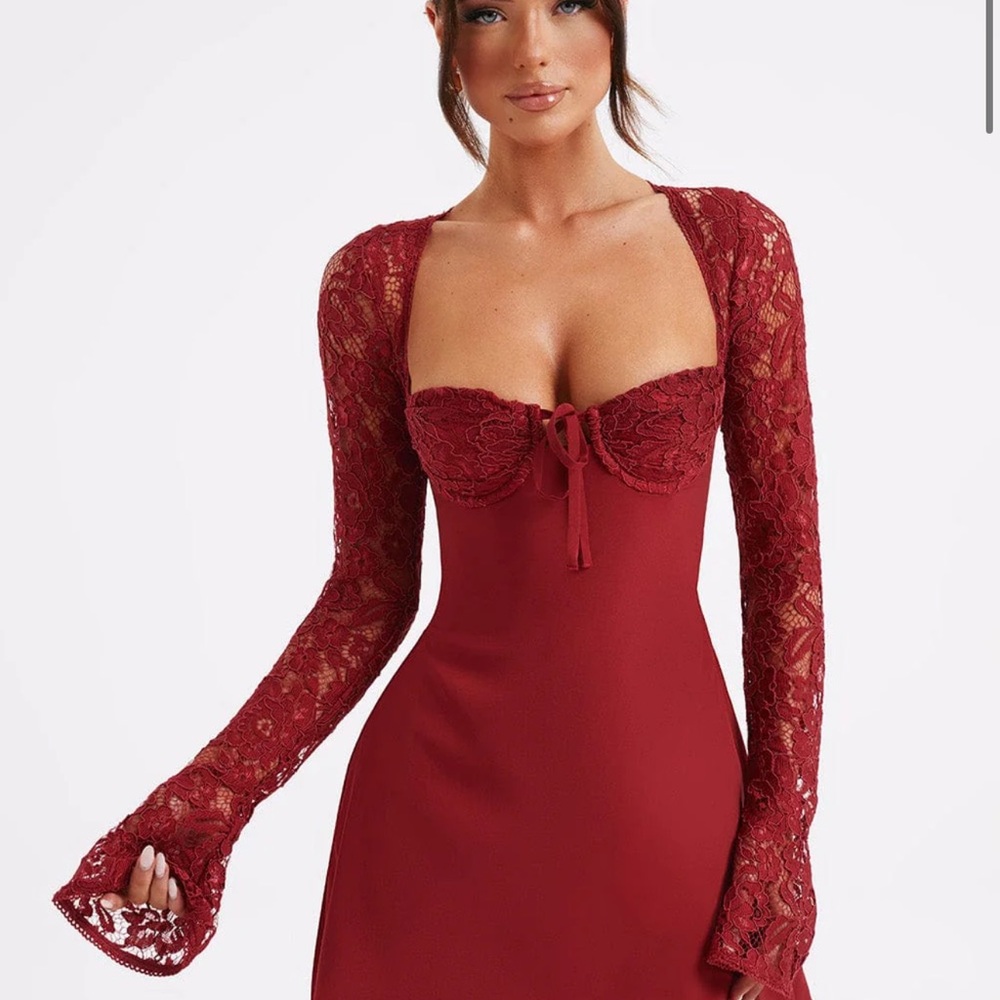 JACINTA MINI DRESS - RED